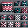 Home Decor Geometric Design Pillowcase Bedroom Living Room Minimalist Office Car Interior
