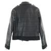 Tory Burch Sheep Leather Leather Double Riders Jacket 4 Black Women Used