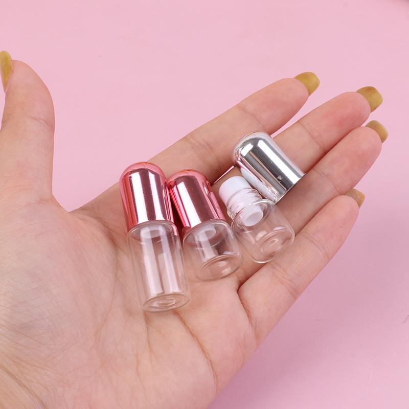 1/2/3/5/10 мл Пустой флакон с роликовым шариком для духов Контейнер для жидкости/масла Многоразовые флаконы Портативный мини-контейнер