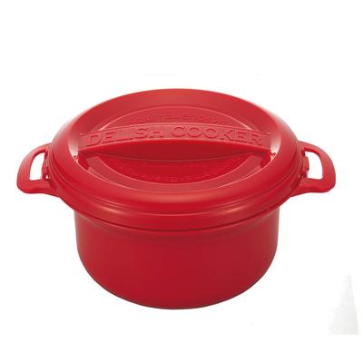 Кастрюля для микроволновки MI Creations Morning Cooker 740 мл, красная KB-710