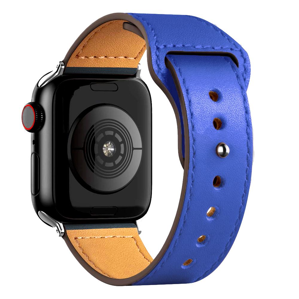 Leather strap For Apple watch band 44mm 45mm 49mm 40mm 42mm 46mm wristband correa bracelet iWatch series 8 9 10 11 SE 7 Ultra 3