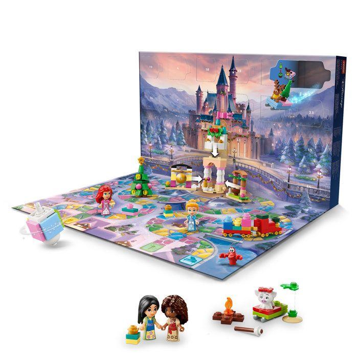 LEGO | Disney Princess 43298 - Calendrier de l'Avent 2026 - 24 Jouets + Jeu de Plateau - Set pour Enfant - A partir de 5 ans