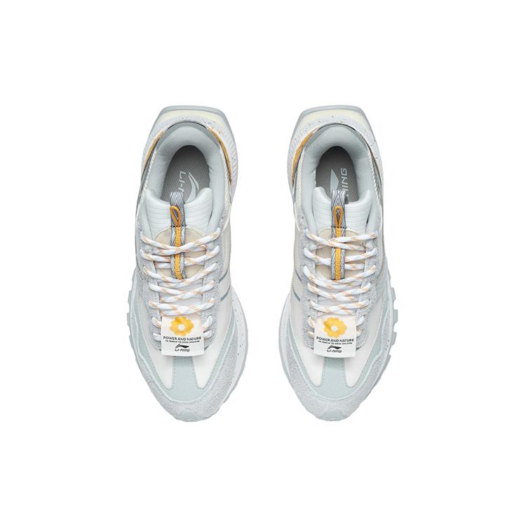 Li Ning Wu Xing Амортизация Скользкая Устойчивость к истиранию Покрытие Поддержка Легкие Низкие Кроссовки для бега Женские AGCR446-2