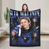 Квад-прыжок Фигурное катание Илья Малинин Мерч Плед Теплый Уютный Пушистый Пледы для гостиной Постельное белье разных размеров