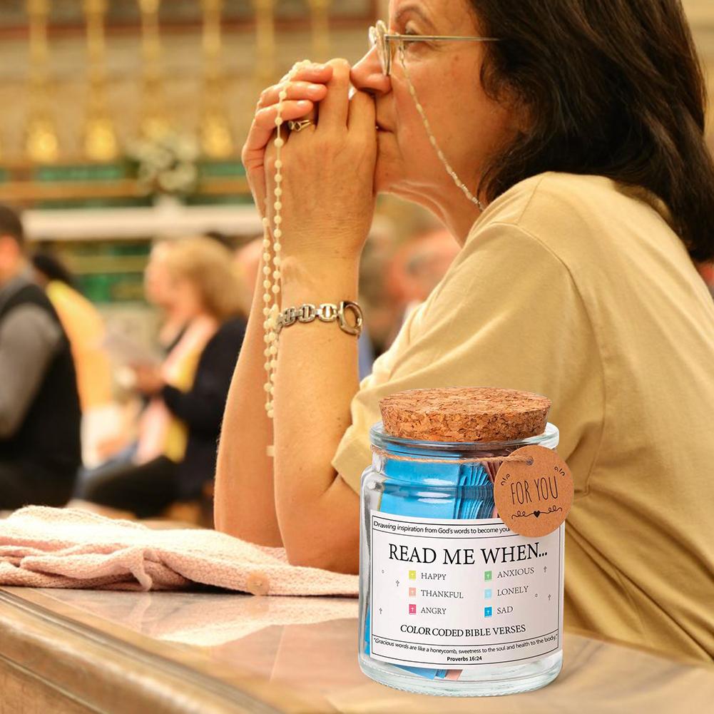 Библейские стихи в банке Банка со стихами из Библии Банка со стихами из Библии Карточки с библейскими стихами Банка Молитвенные карточки Подарок для любимых