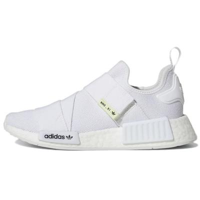 Женские кроссовки NMD_R1 Белые Почти лаймовые Облачно-белые Основной черный GW5699