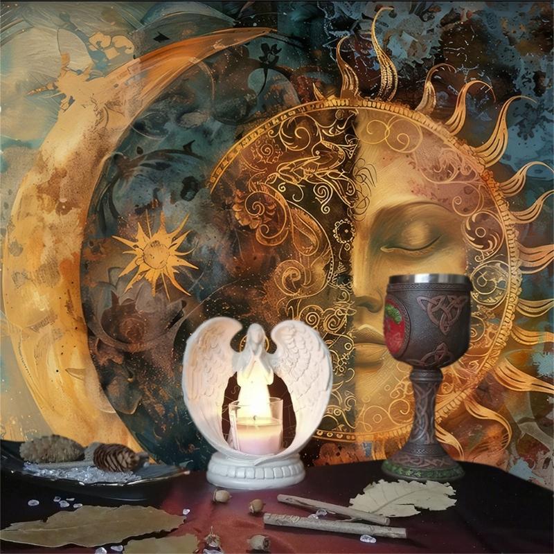 Портативные Моющиеся Ткани для Чтения Мистический Бархат Ритуальная Ткань Прочные Коврики для Церемоний Гадания