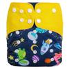 Reusable Washable Training Pants Toddlers Breathable Leak-Proof Diaper Cover With Waterproof Crotch Adjustable Size