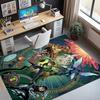 Ben 10 Cartoon Pattern Rug, Indoor/Outdoor Mat, for Picnic, Gameroom, Bedroom, Office, Living Room, Home Decor Carpet, Birthday Gift