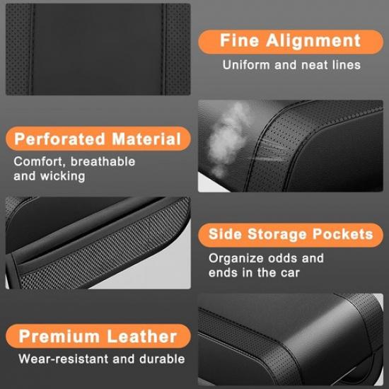 Car Armrest Cushion Cover Pad Protector Center Console Box Interior Accessories