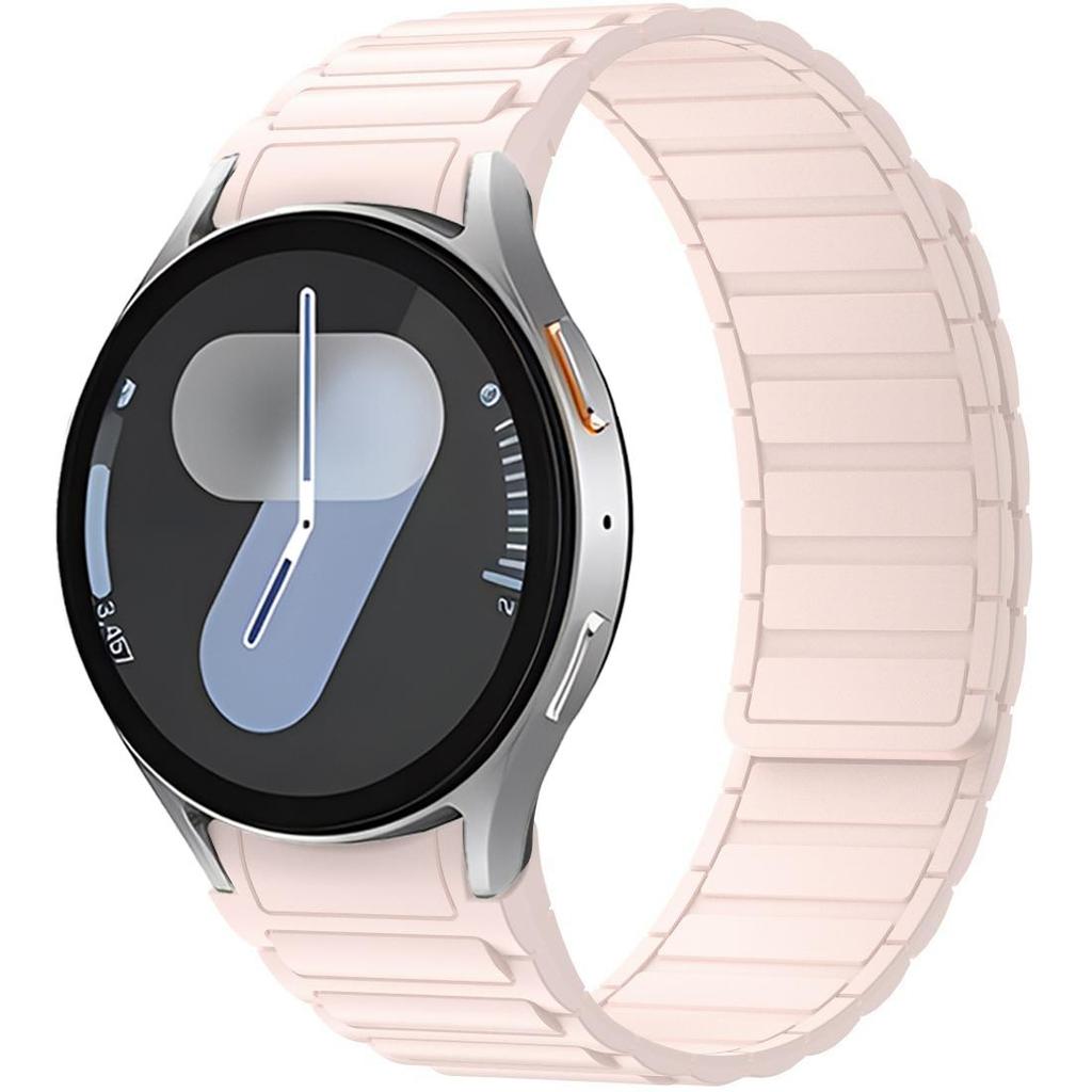 Оригинальный силиконовый ремешок для Samsung Galaxy Watch 7 6 5 4 44мм 40мм/6 Classic 47 43мм Магнитный браслет для Watch 5 Pro 45мм Ремешок