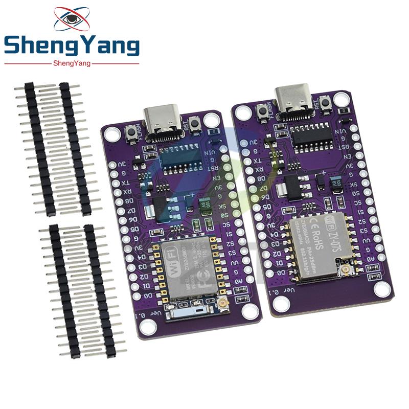 TZT Плата разработки Nodemcu Lua ESP8266 Тип-c USB Последовательный Беспроводной WiFi CH340 ESP-07/07S Модуль Для Arduino