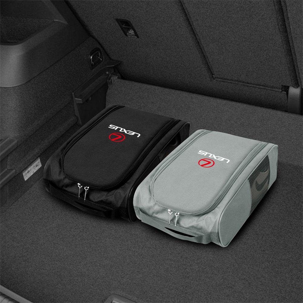 Car Emblem Storage Bag Portable Sneaker Organizer Accessories For Lexus LS IS350 ES300h ES300 IS250 IS220d NX350h RX GS350 LX570