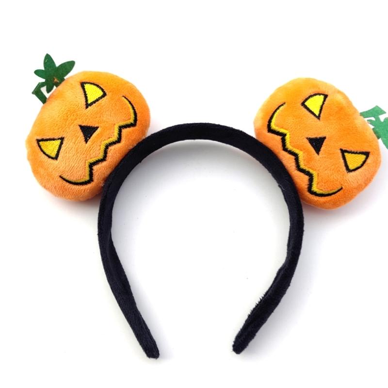 Hair Hoop DIY Halloween Pumpkin Headwear Headband Soft Fabric Catoon Gift Dropshipping