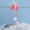 Pearl Hanfu Hair Accessories Colorful Flower Hairpin Elegant Chinese Style Hair Clip  Party