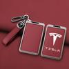 Автомобильная наклейка Tesla Мода Цинк Автомобильный сплав Умная NFC-карта Чехол для ключа Защитная оболочка Брелок Аксессуар для стайлинга автомобиля Для Tesl