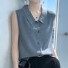 Новый осенний женский стиль Private Wear Lady Cardigan Thin POLO Collar Regular Sweater Women's Knitwear