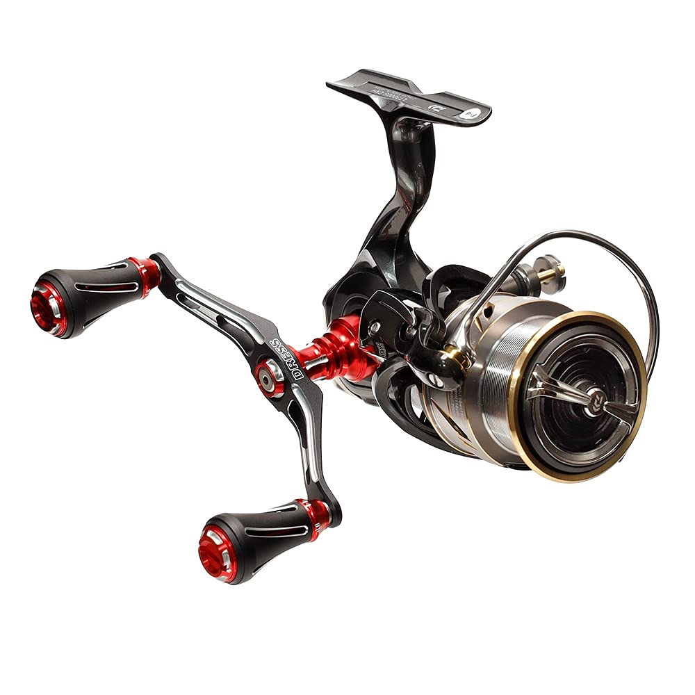 Пользовательская ручка W и правая [DRESS] Vertex/Daiwa 90 мм/для левого использования/красная