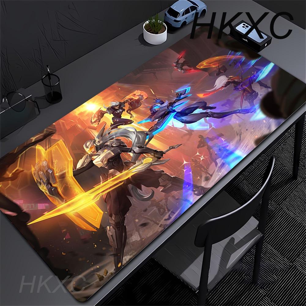 Большой Коврик для Мыши League of Legends Геймерский Шкаф Клавиатура Deskmat Мультяшный Arcane Игровые Аксессуары Компьютер XXL Коврик для Мыши