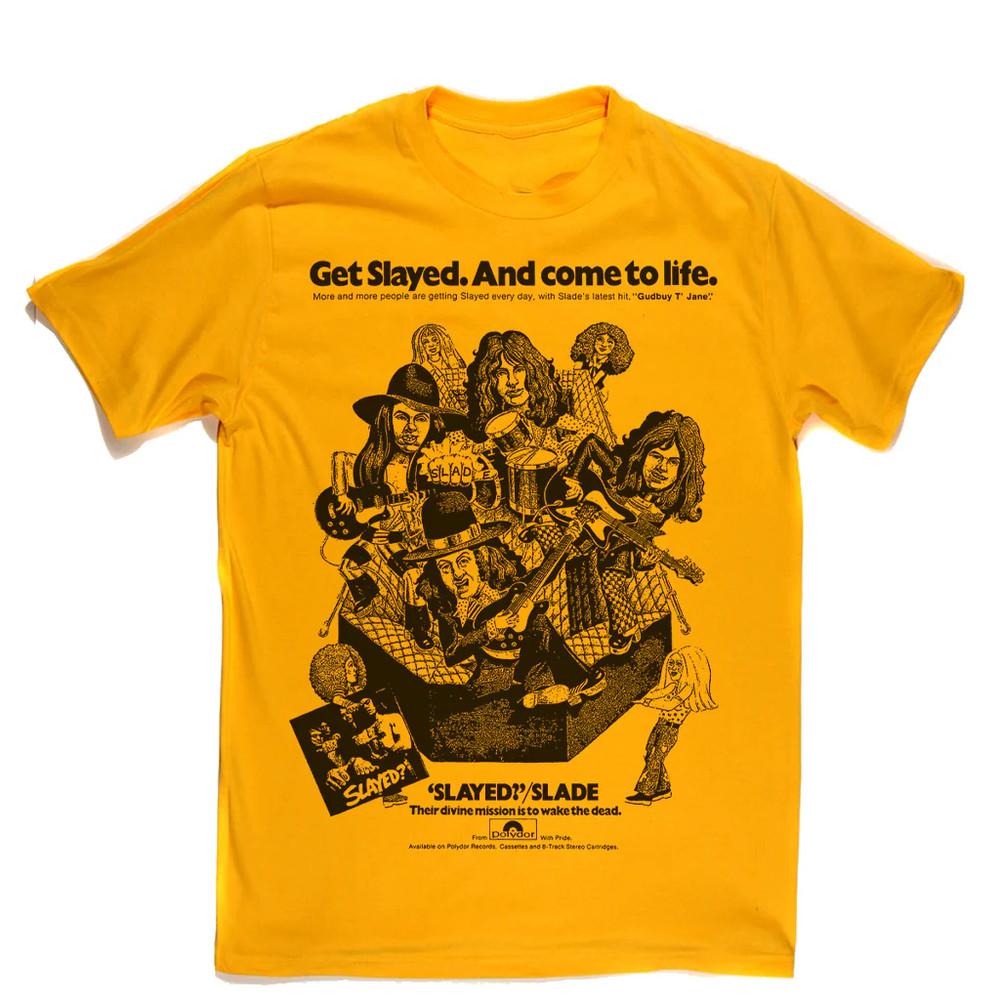 Vintage SLADE BAND T-shirt Short Sleeve for Men Women Full Size S to 5XL TU013 Unisex T-Shirt