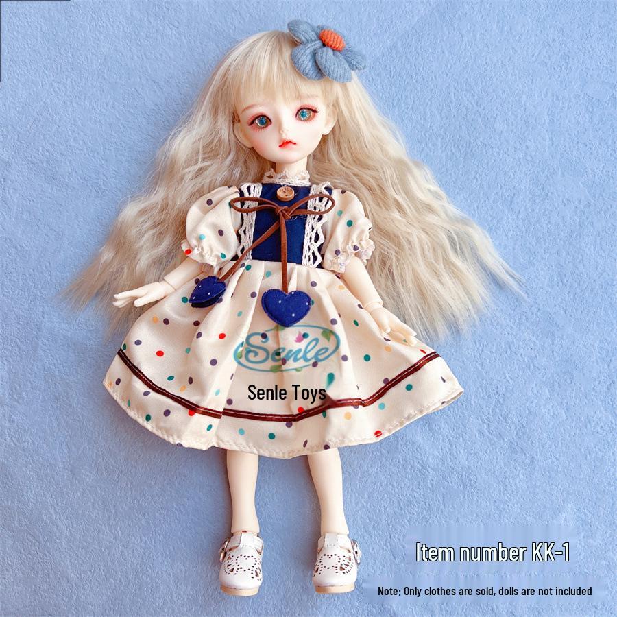 6-точечная BJD кукла 30 см Набор платья для девочки Лолиты - Идеальный подарок