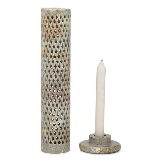 26.67 Cm Soapstone Marble Work Incense Holder Tea Light Candle Holder Diffuser Agarbaati Stands Free 6 Incense Sticks