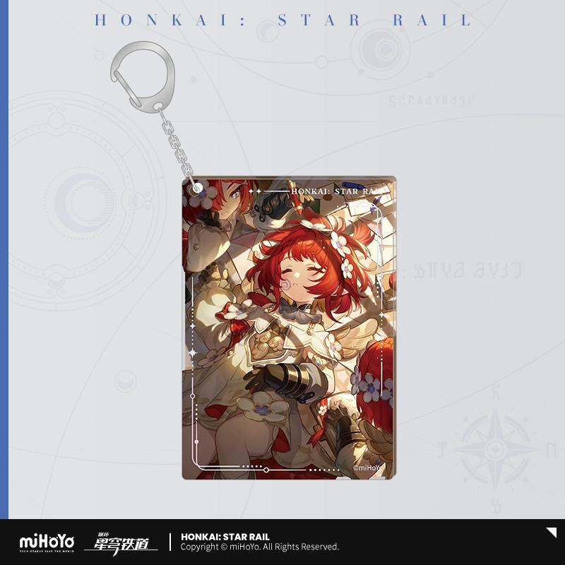 Sunsyea Honkai Star Rail Официальный мерч miHoYo Оригинальная аутентичная серия световых конусов Акриловый брелок Сандей Дань Хэн