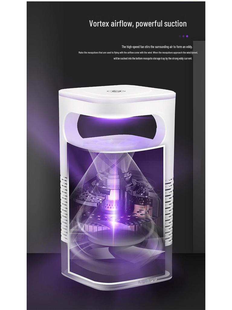 Фотокаталитическая USB лампа-уничтожитель комаров: Ночник и бионическая ловушка для комаров