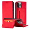 Hurtel Premium Red Magnetic Wallet Case iPhone 13 Pro
