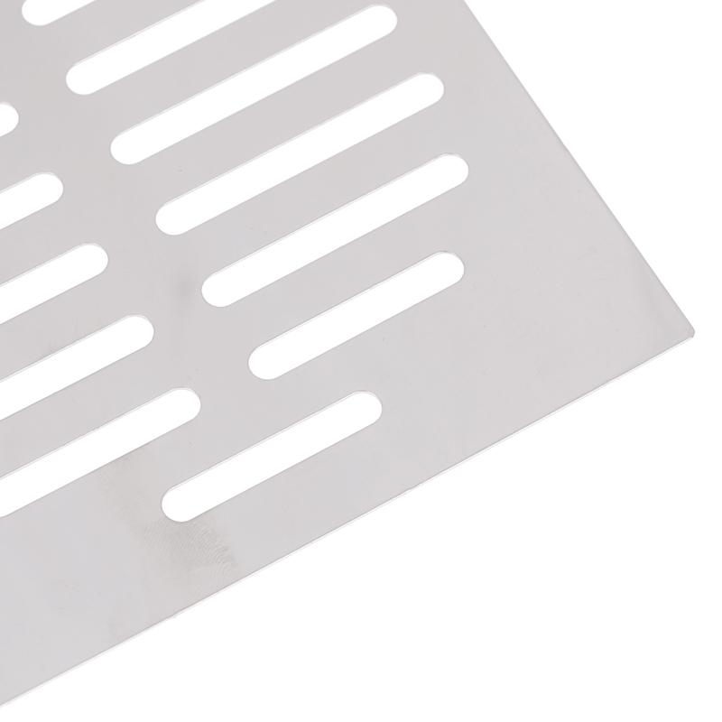 Нержавеющая сталь Слив для пола Сетчатая крышка Квадратное сливное отверстие Уловитель волос для душа Фильтр Пробка Кухонная ванная комната Металлические детали