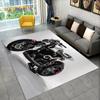 3D Киберпанк Концепт Мотоцикла Мультяшный Ковер, Ковер для Гостиной Спальни Дивана Прихожей Декор, Детский Нескользящий Коврик