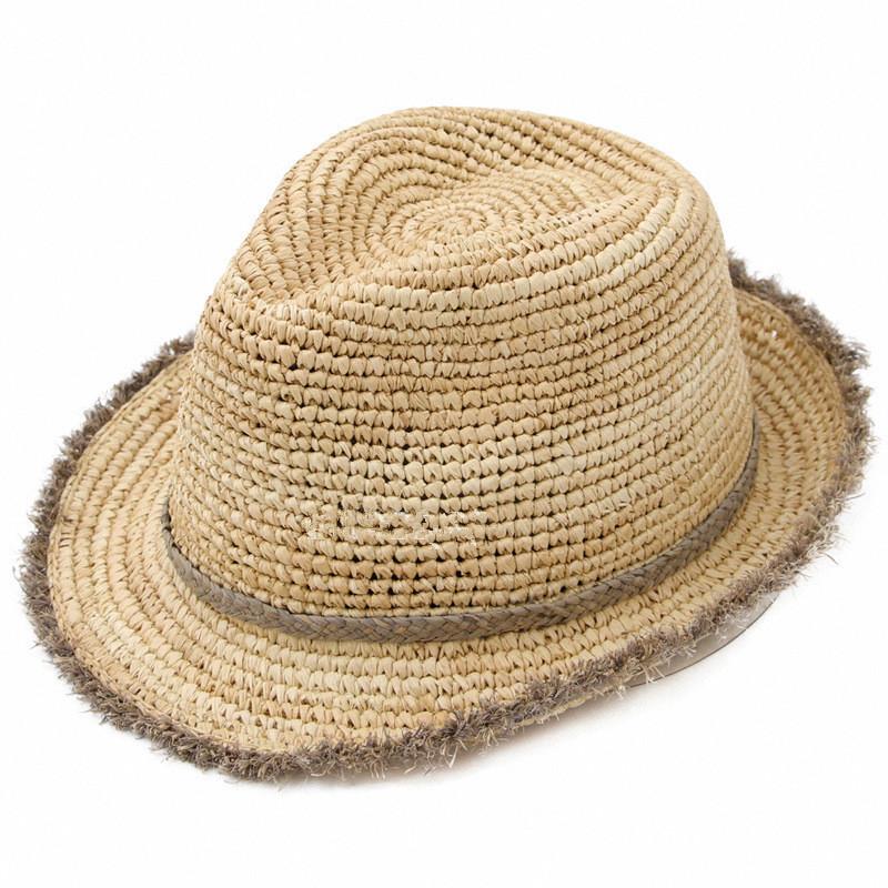 Британская летняя натуральная рафия цвета травы, женская панамская шляпа-федора, женская панамская джазовая шляпа