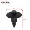 RLB-HILON 4PCS Interior Door Panel Trim Board Clips Compatible with Toyota 4runner 1996 to 2002 Year, for Toyota Tacoma 1995 to 2001 Year, for Black