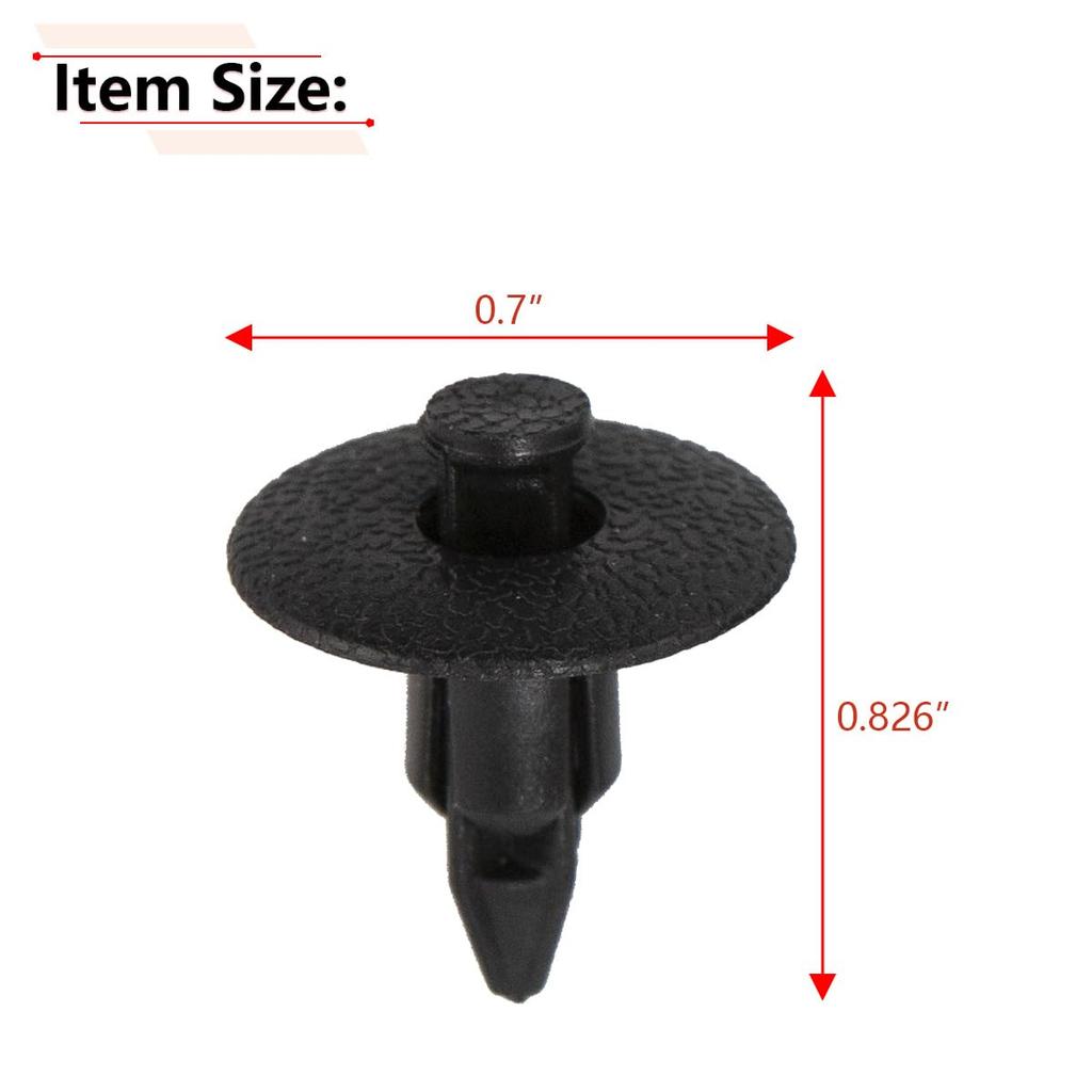 RLB-HILON 4PCS Interior Door Panel Trim Board Clips Compatible with Toyota 4runner 1996 to 2002 Year, for Toyota Tacoma 1995 to 2001 Year, for Black
