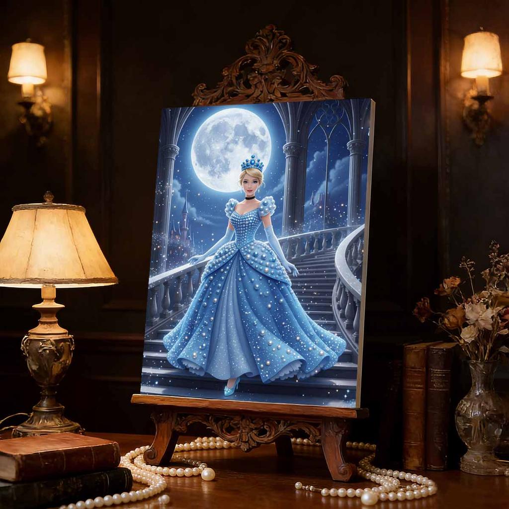 Disney Набор для 5D жемчужной живописи Сделай сам Снежная королева Эльза Картина Творческое хобби Домашний декор Подарок для детей Вязаное украшение Настенный декоративный элемент