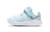 Nike Lunar Apparent Противоскользящая Амортизация Низкие Детские Кроссовки Светло-Голубые Для Младенцев и Малышей 907256-401