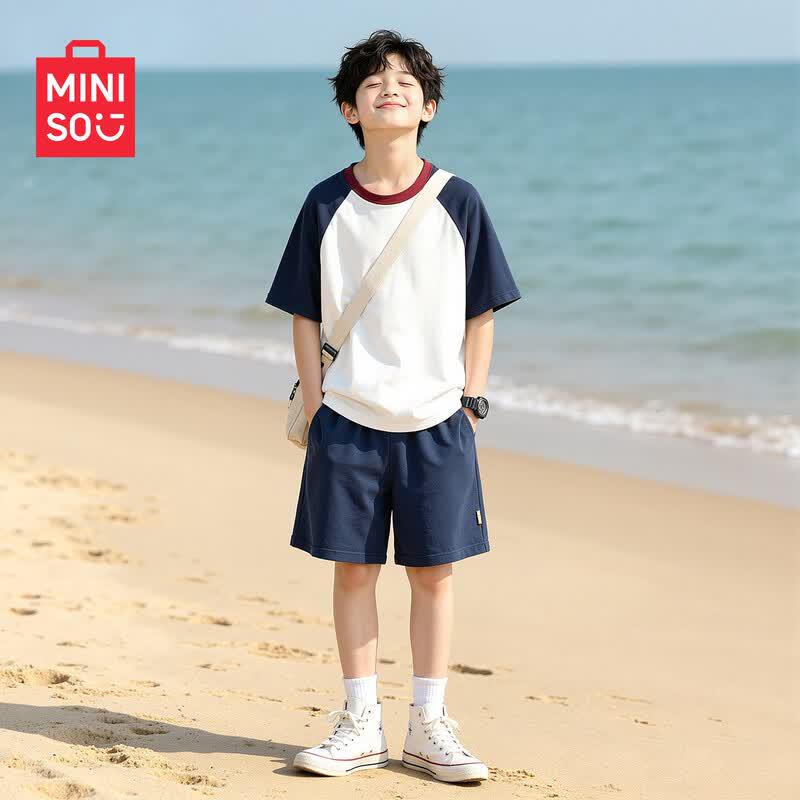 MINISO Летний комплект из двух предметов для мальчиков 2026