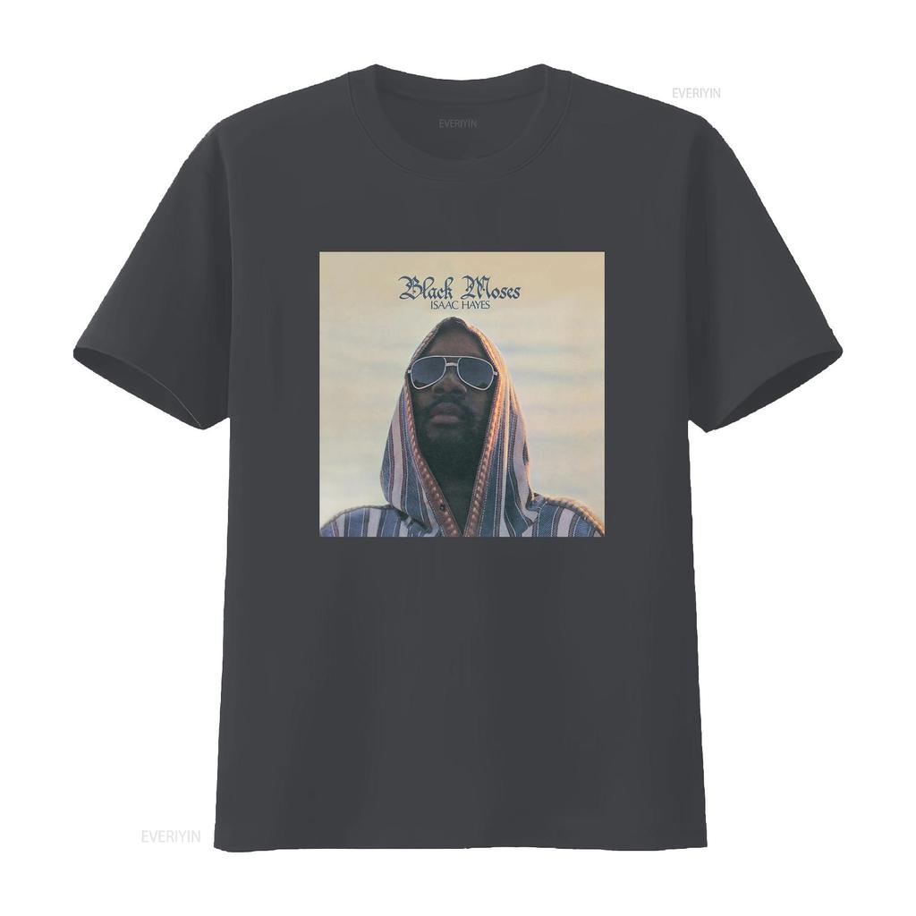 Isaac Hayes Black Moses SOUL STAX  T Shirt vintage Washed Slightly Comfortable designer clothes graphic Casual Breathable