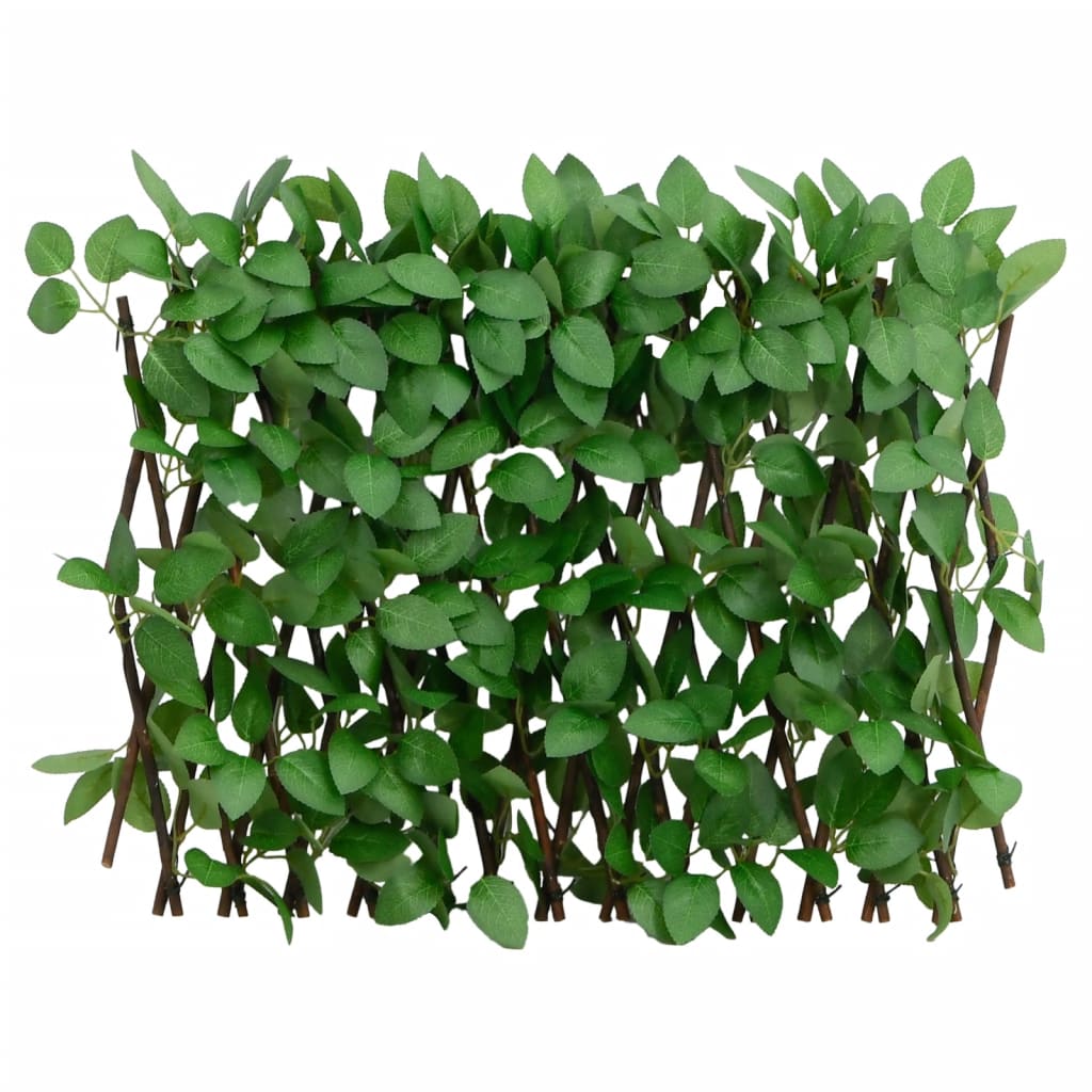 Climbing Grid with Artificial Ivy Expandable Green 180 x 30 cm