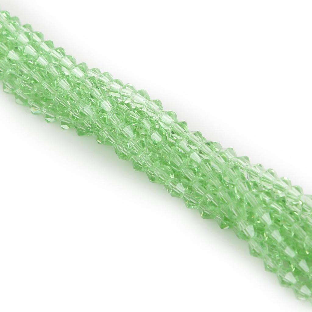 Ромбовидные стеклянные кристаллы 4 мм для изготовления украшений своими руками