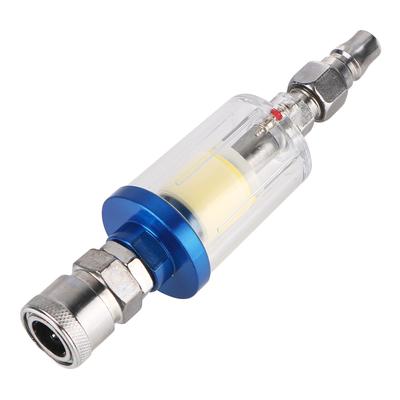 Водоотделитель для прозрачной окраски, сепаратор влаги для краскопульта, распылитель с резьбой 1/4 дюйма, воздушный компрессор, инструмент, комплект фильтров для сепаратора воды и масла