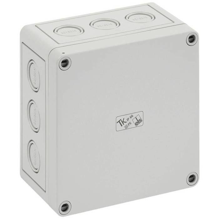 Coffret d'installation Spelsberg TK PS 1313-7-m 10540501 gris clair (RAL 7035) 130 x 130 x 75 Polystyrène expansé (EPS)