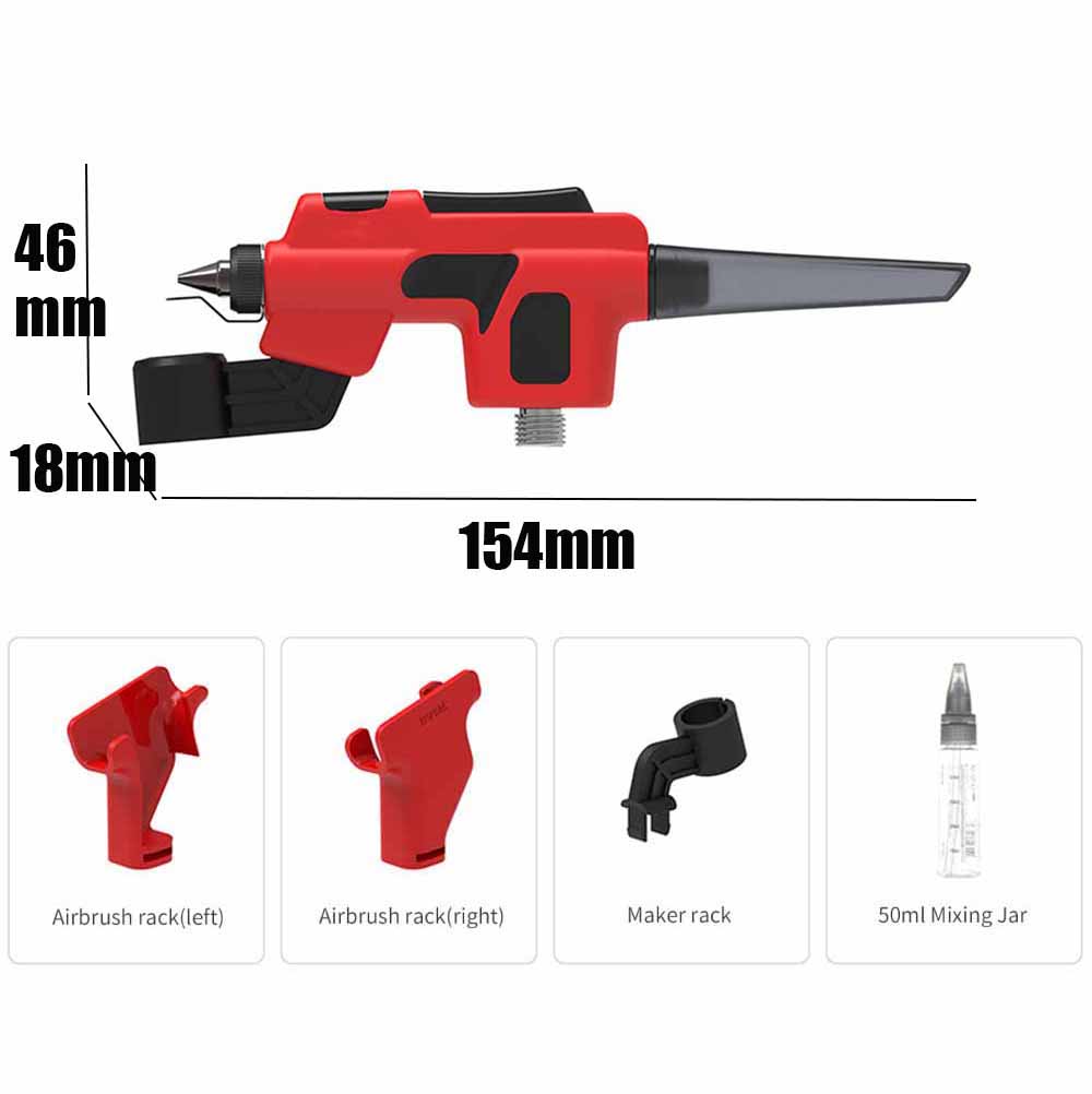 Набор аэрографов DSPIAE PT-AB без промывки с подставкой для маркеров Легко распылять Покраска моделей для моделиста Хобби Наборы инструментов для DIY