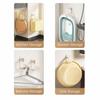 2 Pieces Wall Mounted Basin Storage Rack Punch-Free Wash Basin Holder Washbasin Organizer  Bathroom
