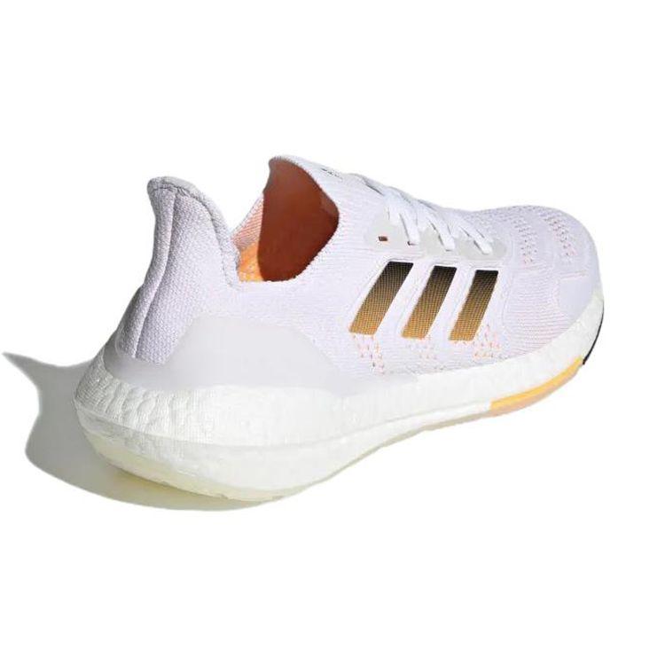 adidas UltraBoost 22 Heat.RDY White Flash Orange Мужские кроссовки Cloud-White Core-Black GZ0129