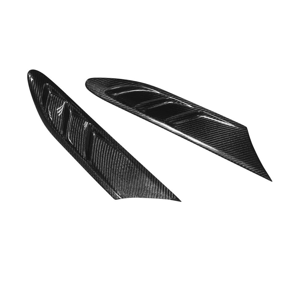 2Pcs Car Fender Fin Vent Real Carbon Fiber For Subaru BRZ Toyota 86 GT 2012-2019