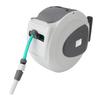 Retractable Garden Hose Reel 65.6ft 1/2inch Hose Any Length Lock Auto Rewind Swivel Bracket Wall