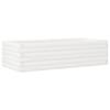 VidaXL Jardinière blanc 90x40x23 cm bois de pin massif, jardinière d'extérieur, bac à fleurs, boîte à plantes, jardinière de 847224