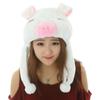 Neck Warmer Plush Moving Hat Animal Movable Ears Airbag Cap Trapper Hat Animal Earflap Hat  Winter