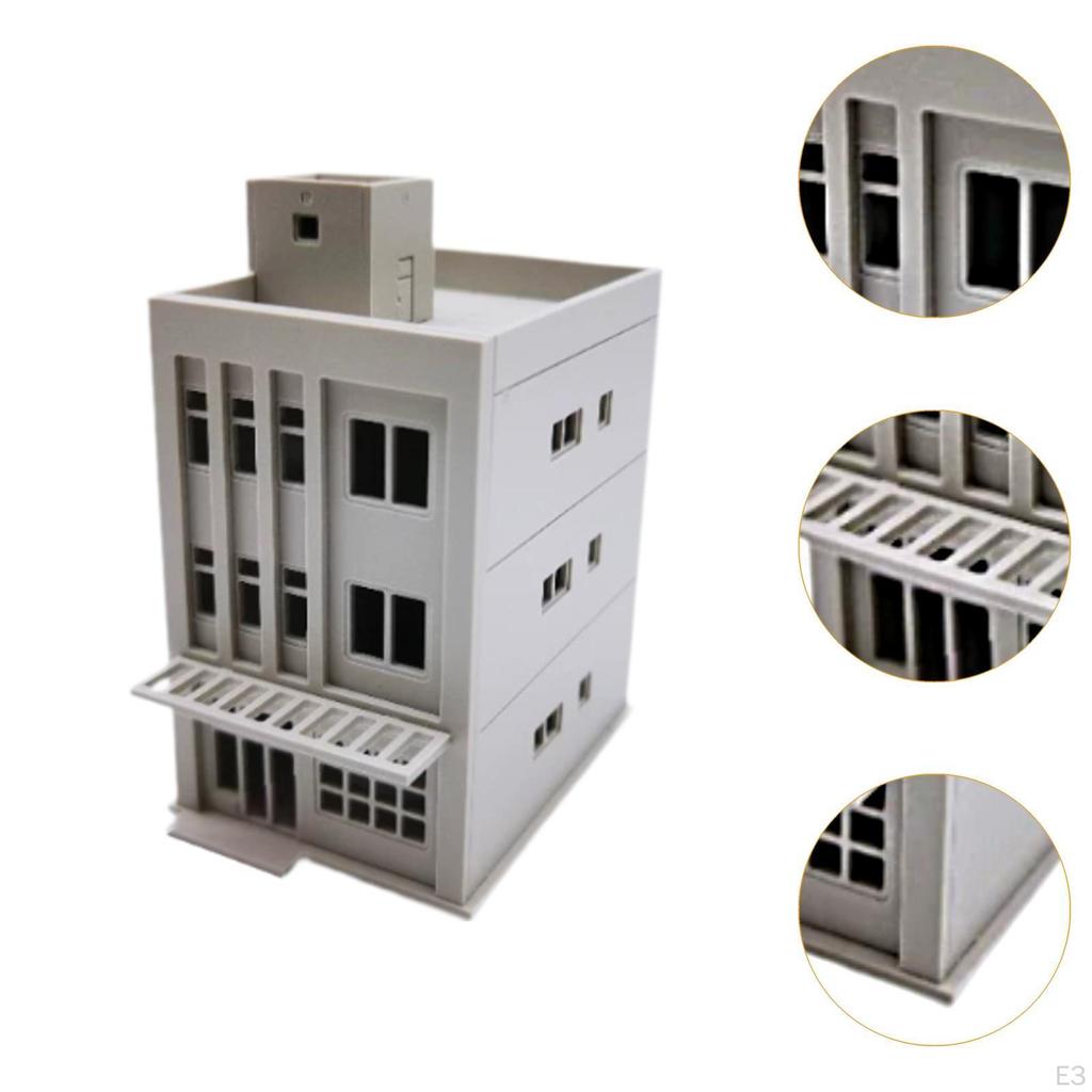 1/87 Building Model Kits Assembled Layout Scenery Educational Railway